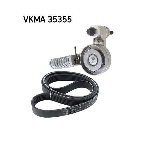 SKF Keilrippenriemensatz VKMA 35355