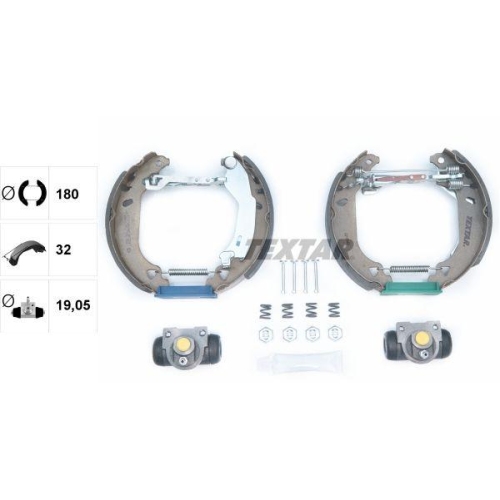 TEXTAR Bremsbackensatz Shoe Kit Pro 84049100