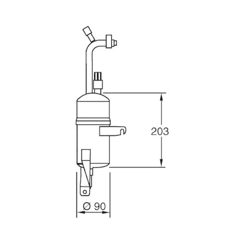 MAHLE Trockner, Klimaanlage BEHR *** PREMIUM LINE *** AD 283 000P