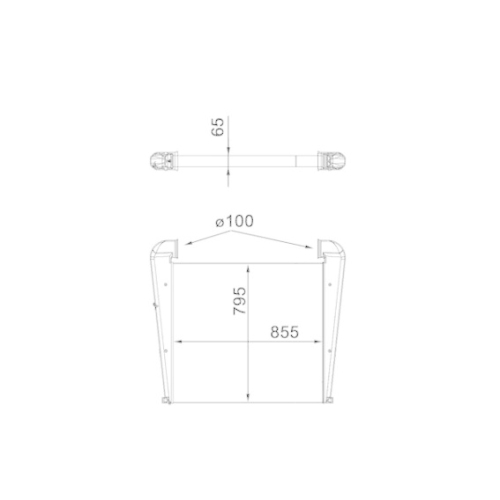 MAHLE Ladeluftkühler BEHR CI 97 000S