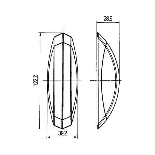 HELLA Umrissleuchte 2XS 008 479-057