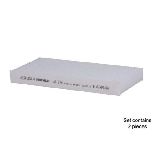 MAHLE Filter, Innenraumluft LA 674/S
