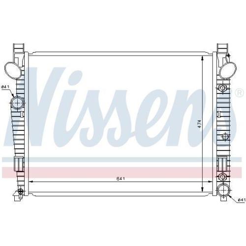 NISSENS K&uuml;hler, Motork&uuml;hlung 62772