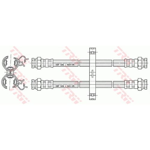 TRW Bremsschlauch PHA357