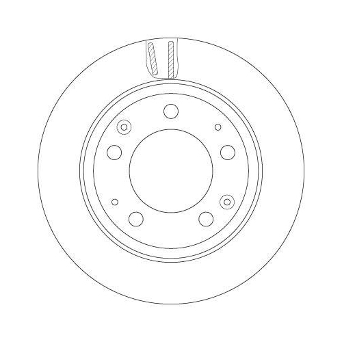 TRW Bremsscheibe TRW SINGLE DF6280S