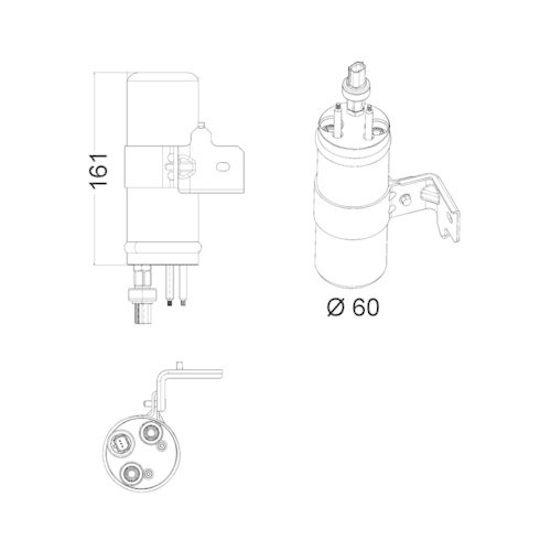 MAHLE Trockner, Klimaanlage BEHR *** PREMIUM LINE *** AD 6 000P