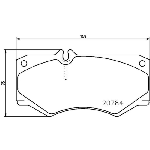 BREMBO Bremsbelagsatz, Scheibenbremse PRIME LINE P 50 003