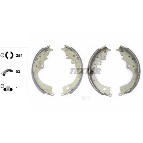 TEXTAR Bremsbackensatz 91083700