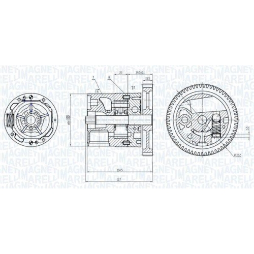 MAGNETI MARELLI Ölpumpe