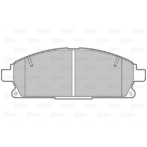 VALEO Bremsbelagsatz, Scheibenbremse FIRST 301452