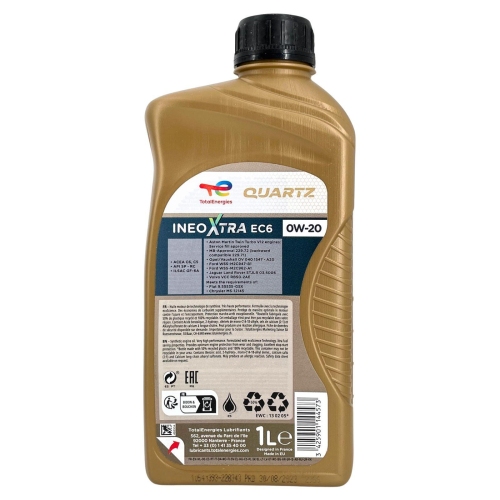 Motor&ouml;l Motoren&ouml;l Total Quartz Ineo Xtra EC6 0W-20 1 Liter Flasche 228343