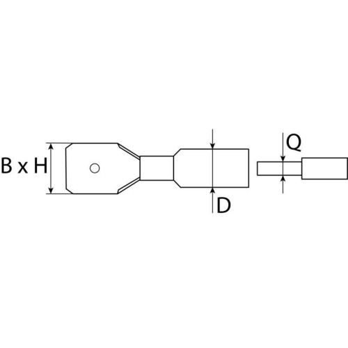 50 St&uuml;ck W&auml;rmeschrumpfflachsteckzungen rot 0,5 - 1,5 SWG 555 944 1 25