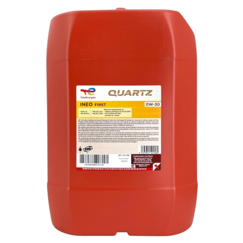 Motor&ouml;l Motoren&ouml;l Total Quartz Ineo First 0W-30 20 Liter Kanister 211159