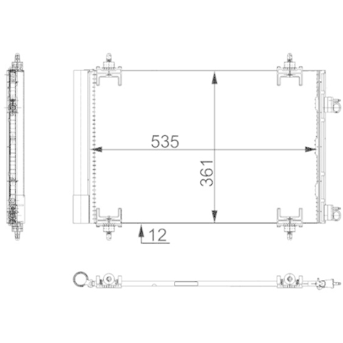 MAHLE Kondensator, Klimaanlage BEHR *** PREMIUM LINE *** AC 668 000P