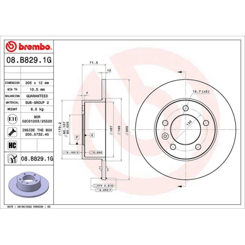 BREMBO Bremsensatz, Scheibenbremse BEYOND LINE - Greenance KT 10 035