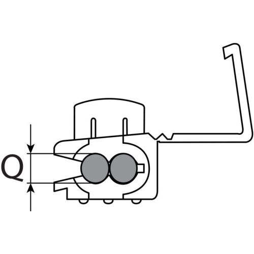 100 St&uuml;ck Abzweigverbinder l&ouml;sbar blau 1,5 mm&sup2; SWG 555 952 25