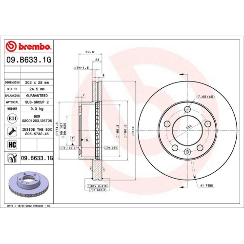 BREMBO Bremsensatz, Scheibenbremse BEYOND LINE - Greenance KT 10 034