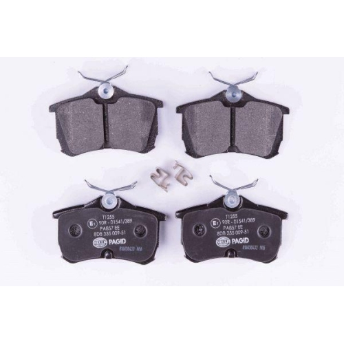 HELLA Bremsbelagsatz, Scheibenbremse 8DB 355 009-511