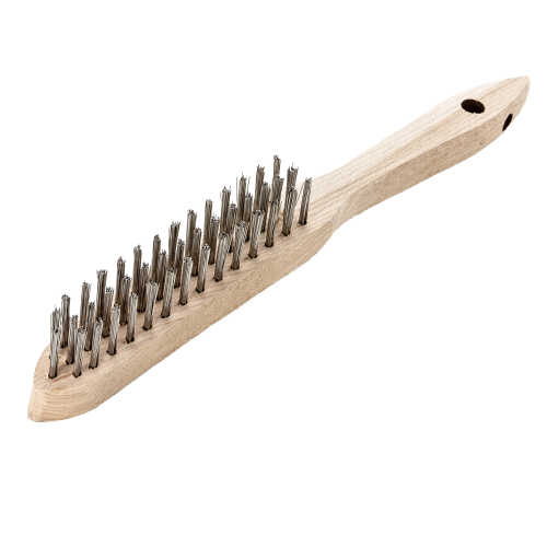 LESSMANN Handb&uuml;rste 3-reih. STA glatt 0,35 mm 100031