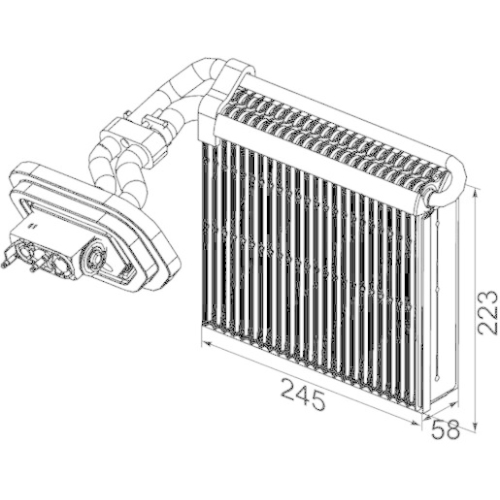 MAHLE Verdampfer, Klimaanlage BEHR *** PREMIUM LINE *** AE 100 000P