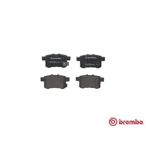 BREMBO Bremsbelagsatz, Scheibenbremse XTRA LINE P 28 072X