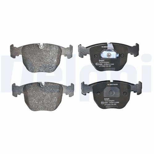 DELPHI Bremsbelagsatz, Scheibenbremse LP1003