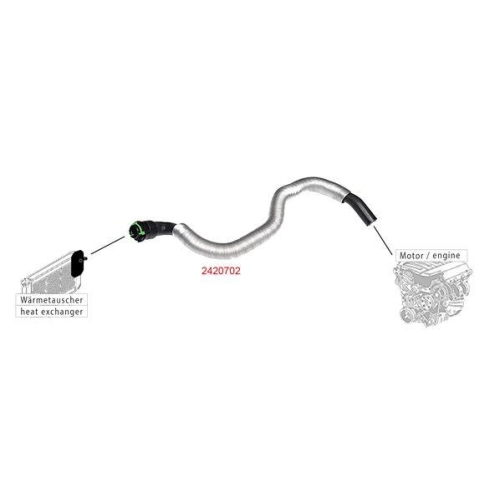 METZGER AUTOTEILE Heizungsschlauch 2420702