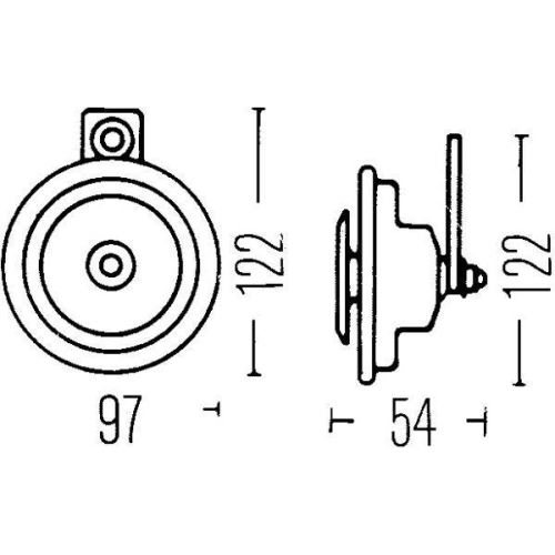 HELLA Horn 3AL 006 958-821