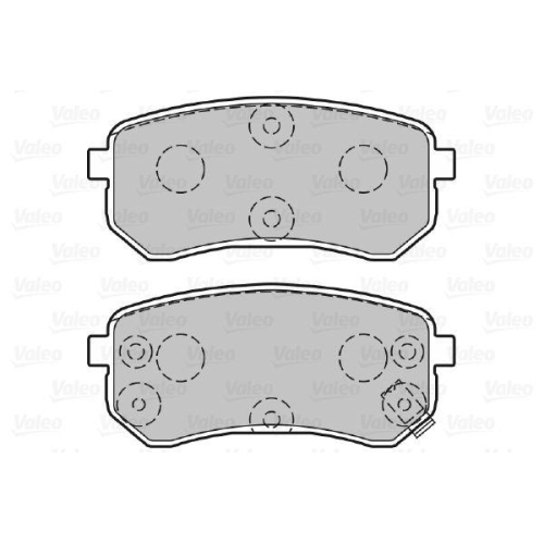 VALEO Bremsbelagsatz, Scheibenbremse FIRST 301706
