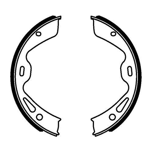 HELLA Bremsbackensatz, Feststellbremse 8DA 355 050-961
