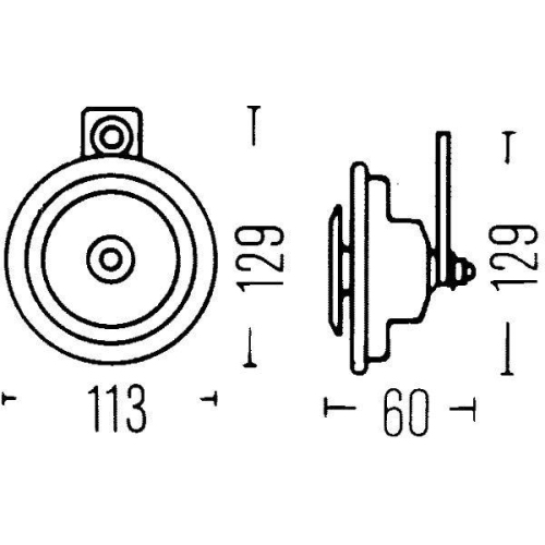 HELLA Horn 3BA 002 768-651