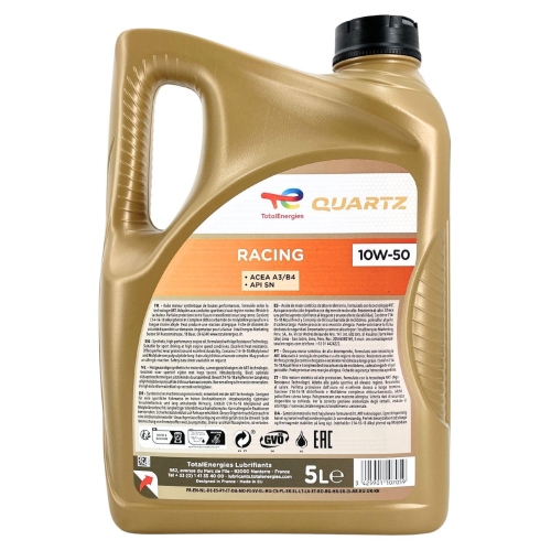 Motor&ouml;l Motoren&ouml;l Total Quartz Racing 10W-50 5 Liter Kanister 213699