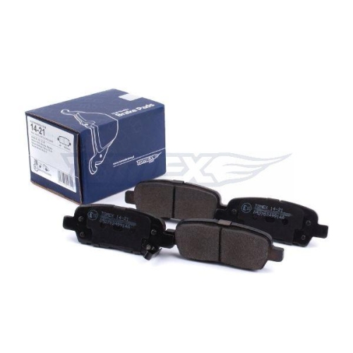 TOMEX Brakes Bremsbelagsatz, Scheibenbremse TX 14-21