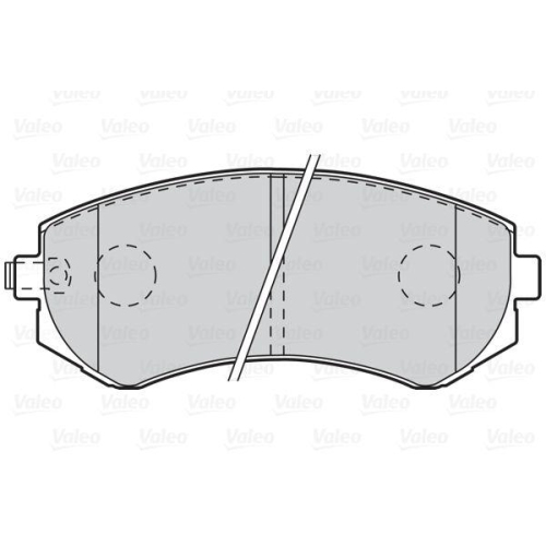 VALEO Bremsbelagsatz, Scheibenbremse FIRST 302062