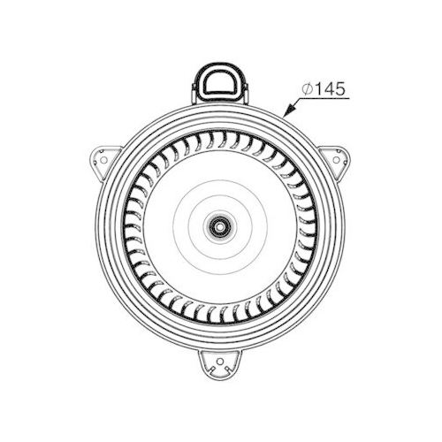 MAHLE Innenraumgebl&auml;se BEHR *** PREMIUM LINE *** AB 267 000P