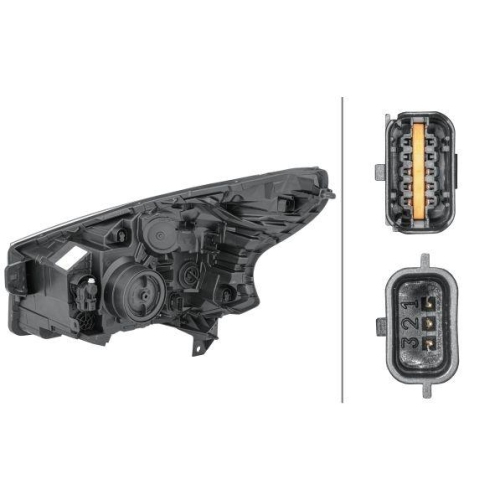 HELLA Hauptscheinwerfer 1EE 011 565-161