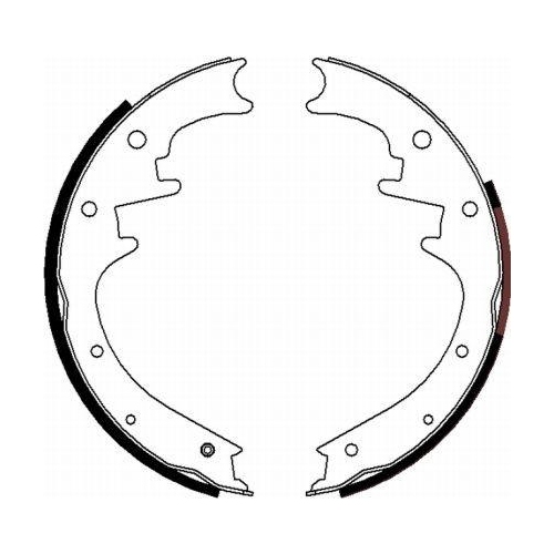 HELLA Bremsbackensatz 8DB 355 000-311