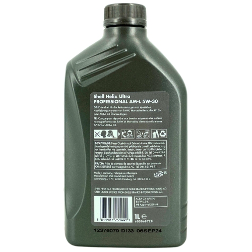 Motor&ouml;l Motoren&ouml;l 5W-30 Shell Helix Ultra Professional AM-L - 1 Liter 550040555