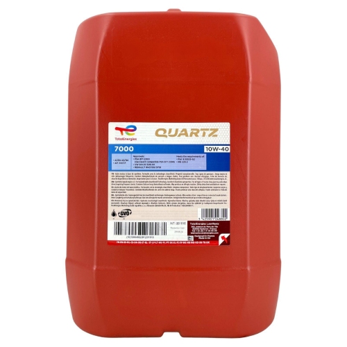 Motor&ouml;l Motoren&ouml;l Total Quartz 7000 10W-40 20 Liter Kanister 201515
