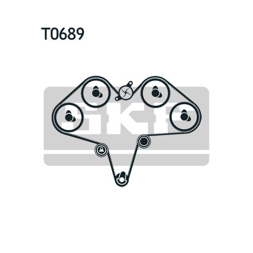 SKF Zahnriemensatz VKMA 95039