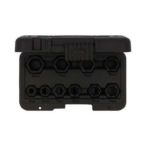 Spiral-Profil-Steckmuttern-Satz, 10-tlg, M8-M19 KS TOOLS 913.3880