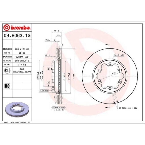 BREMBO Bremsensatz, Scheibenbremse BEYOND LINE - Greenance KT 10 039