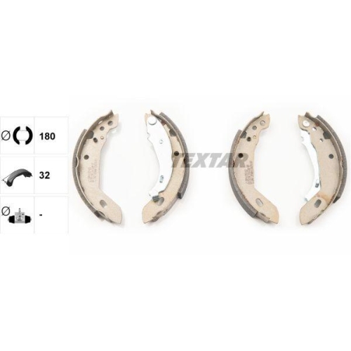 TEXTAR Bremsbackensatz 91031200
