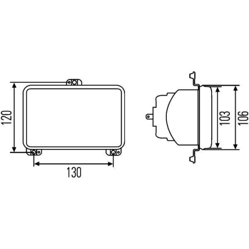HELLA Scheinwerfereinsatz, Hauptscheinwerfer 1AB 006 277-127