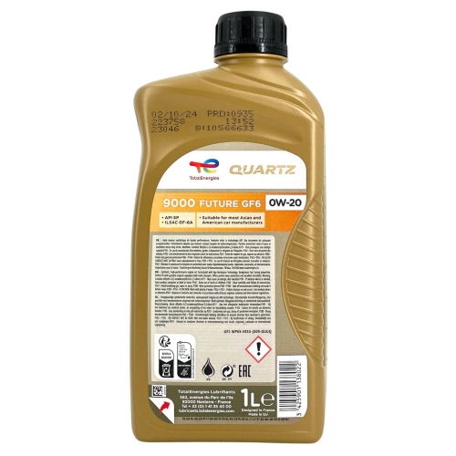 Motor&ouml;l Motoren&ouml;l Total Quartz 9000 Future GF6 0W-20 1 Liter Flasche 223758