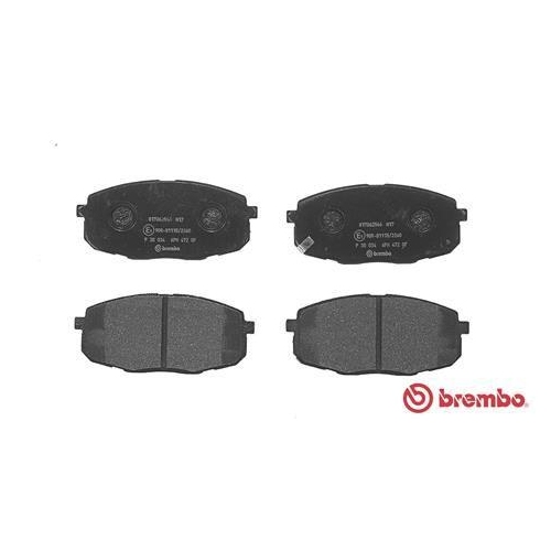 BREMBO Bremsbelagsatz, Scheibenbremse XTRA LINE P 30 034X