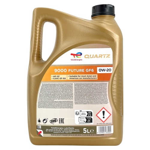 Motor&ouml;l Motoren&ouml;l Total Quartz 9000 Future GF6 0W-20 5 Liter Kanister 223757