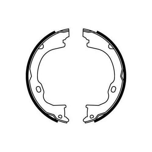 ABE Bremsbackensatz, Feststellbremse CRY004ABE