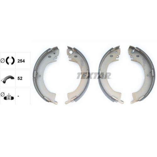 TEXTAR Bremsbackensatz 91035200