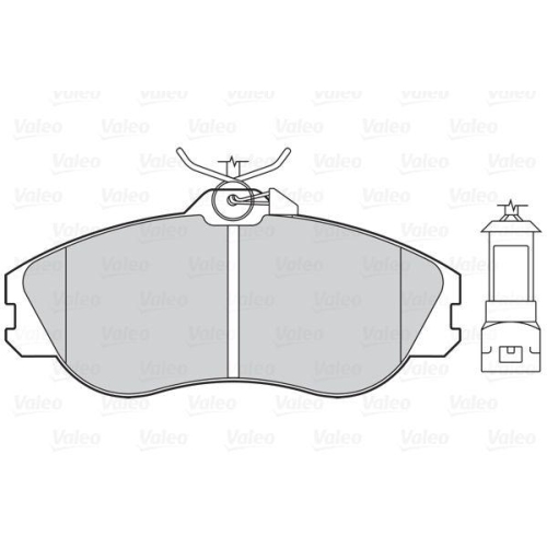 VALEO Bremsbelagsatz, Scheibenbremse FIRST 302011